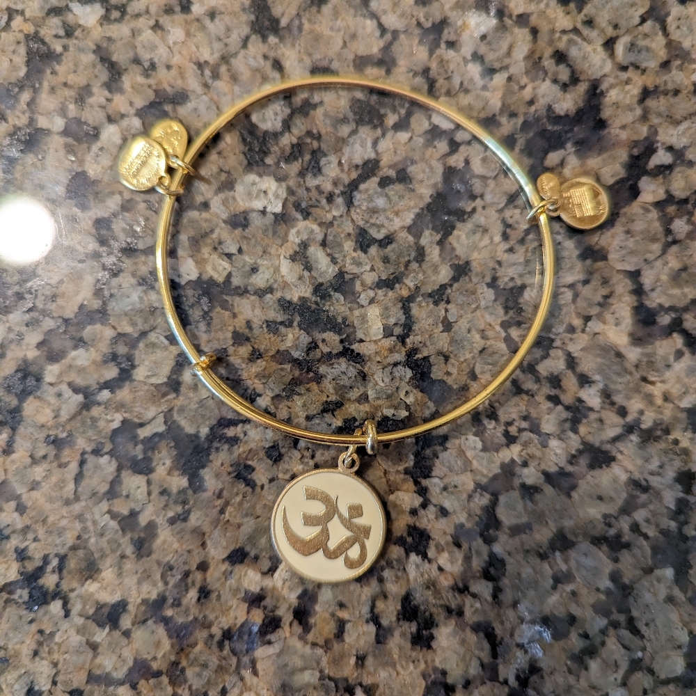 Alex and Ani Om Symbol bracelet